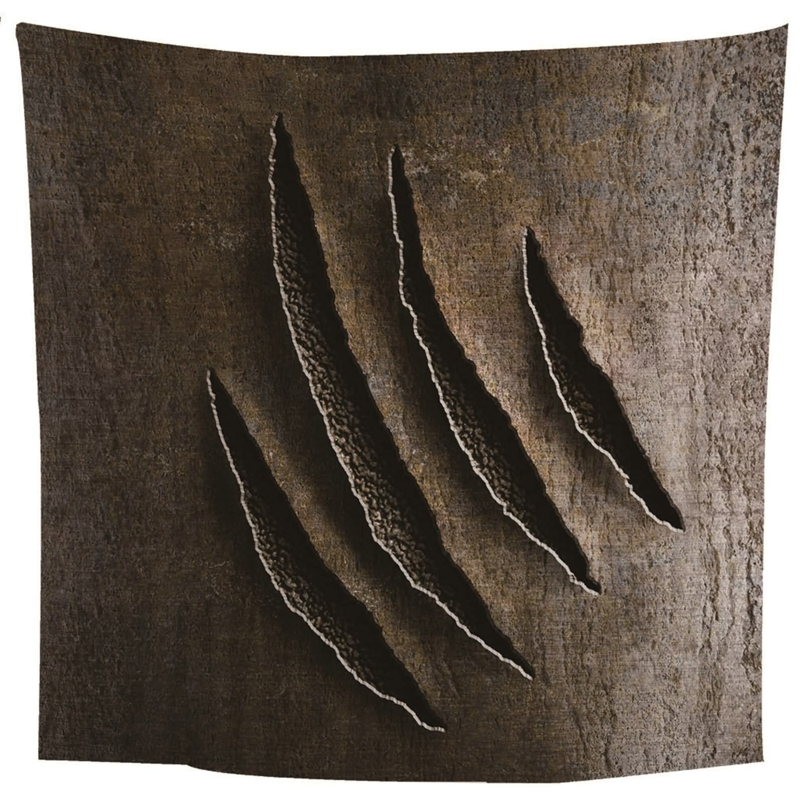 Aotiwe Wandteppich Aesthetic Vintage, Wanddeko Wohnzimmer Rissige Wand aus Polyester Braun 300X260Cm für Wohnung