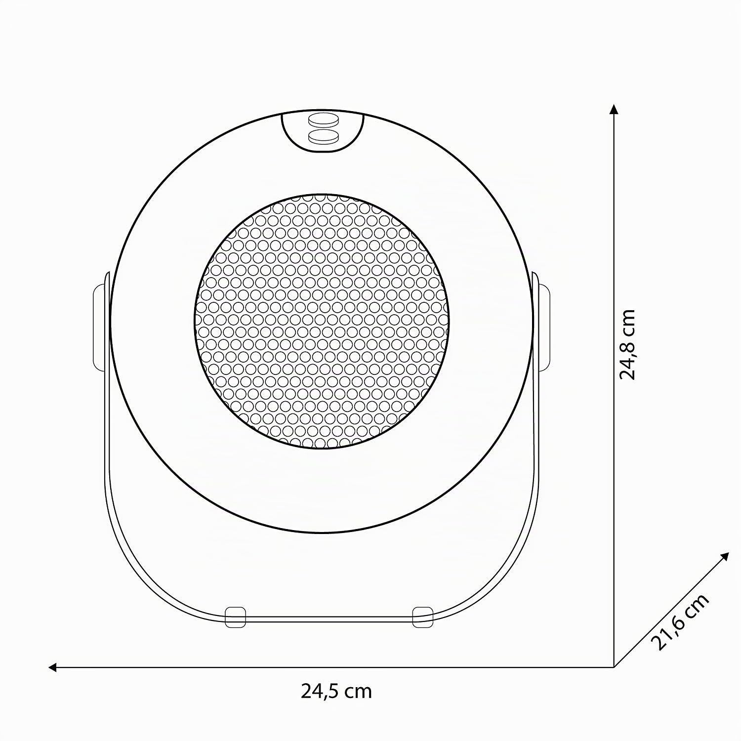 Olimpia Splendid 99402 Caldodesign O Calefactor Cerámico 1800 W, 50 m³