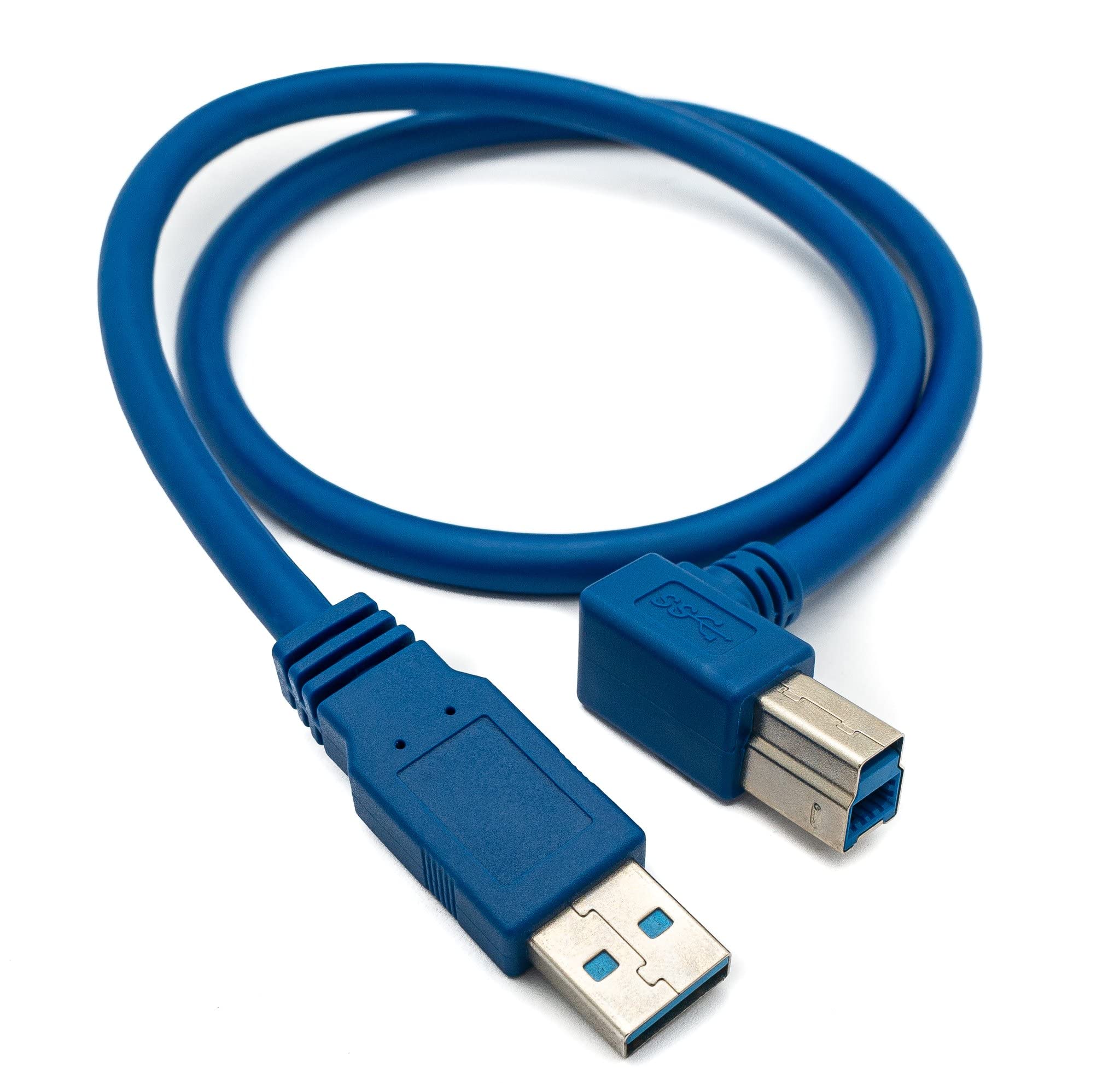 Techly Cavo USB 3.0 A maschio/B maschio 0,5 m blu