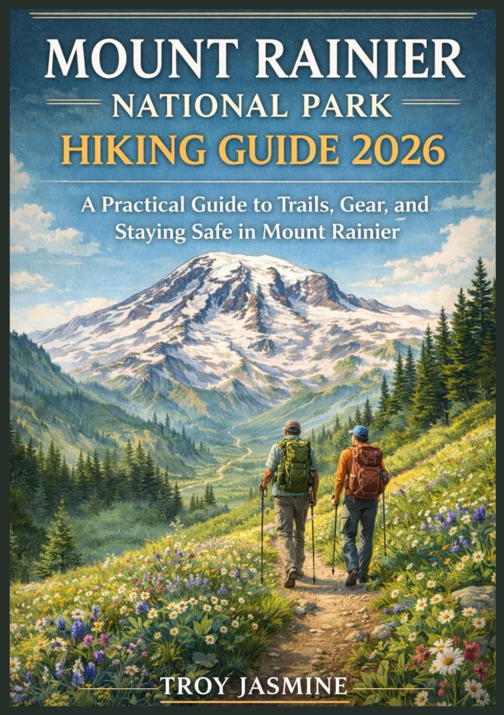 MOUNT RAINIER NATIONAL PARK HIKING GUIDE 2026: From First-Time Hikers to Experienced Mountaineers - A Practical Guide to Trails, Gear, and Staying ... Troy Jasmine National Park Hiking Guides)