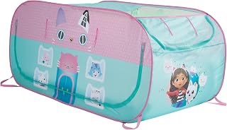 Gabby’s Dollhouse 2-in-1 Kids Pop-Up Play Tent and Twin Bed Tent, Indoor Playhouse for Pretend & Imaginative Play