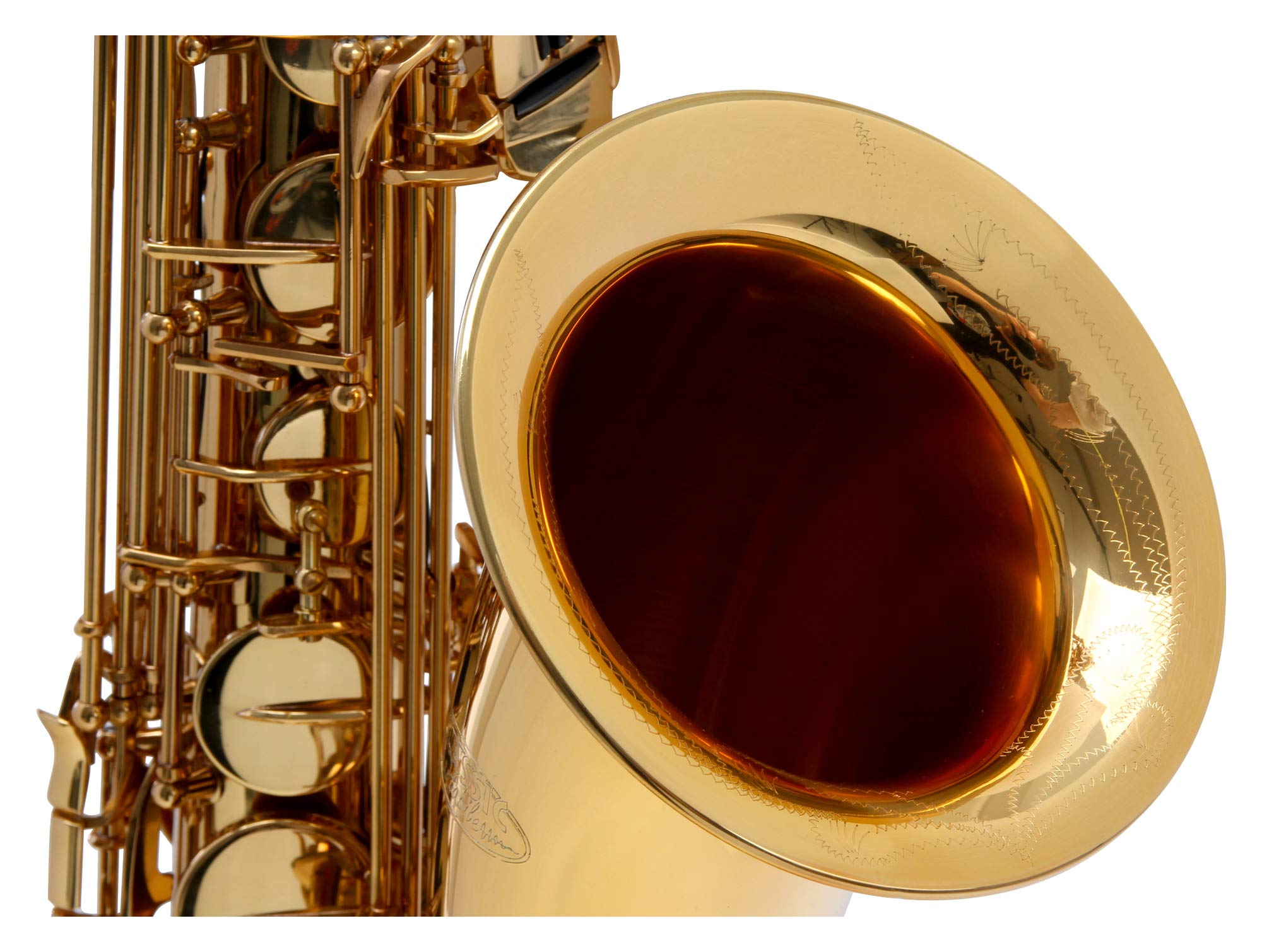Classic Cantabile Winds TS-450 Saxophone Ténor Sib - Accordage Sib - Clé Fa# aigu - Pack Économique incluant 10 Anches de Saxophone