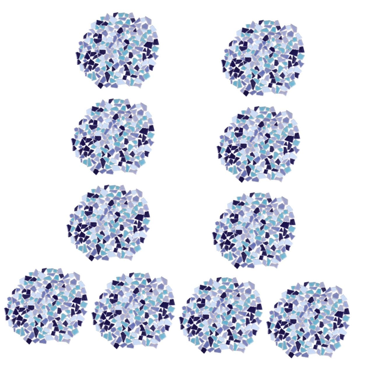 Perles en verre et céramique de mosaïque pour la création de bijoux
