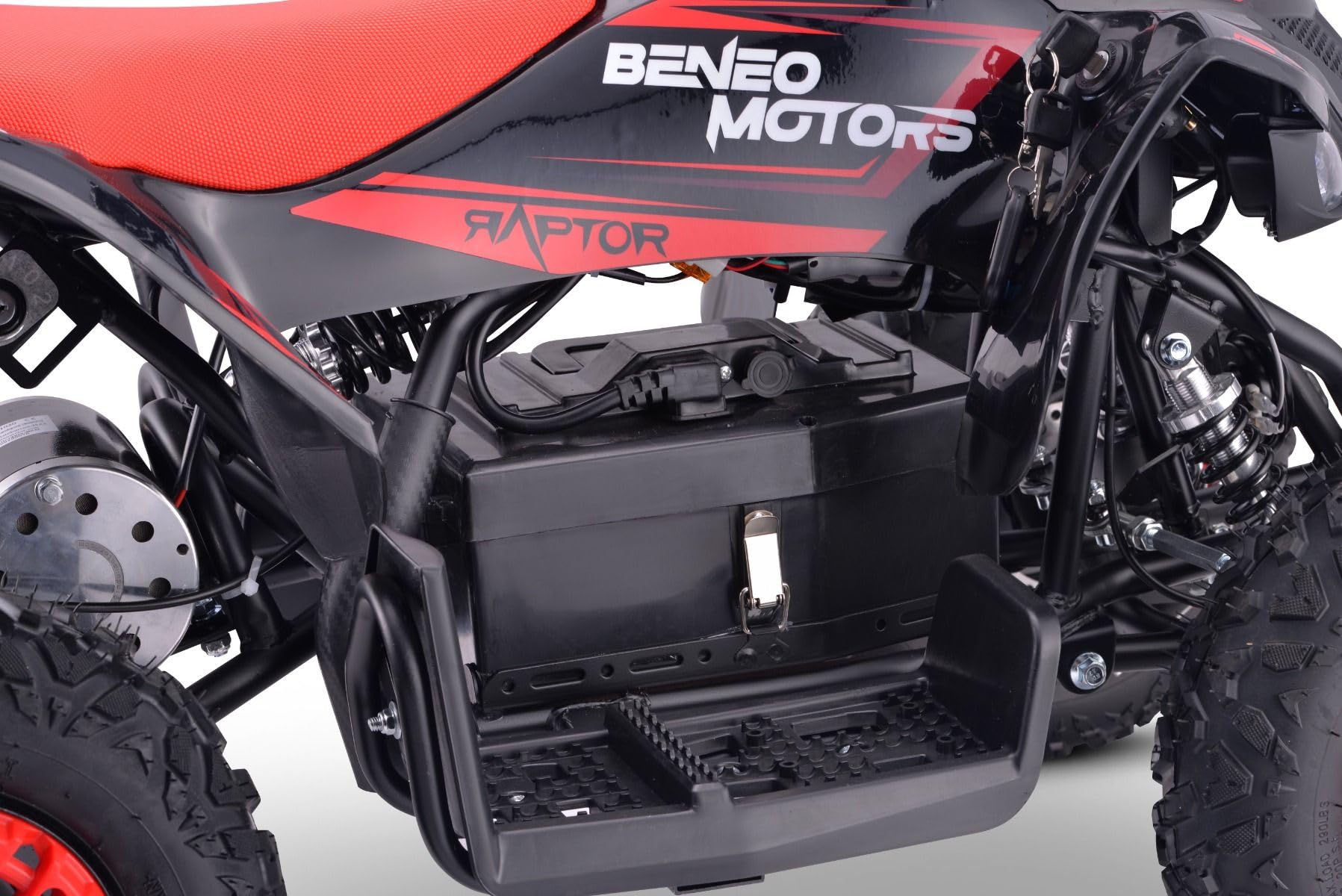 ATV - Mini-Quad für Kinder Beneo Motors Raptor Rot - 800W