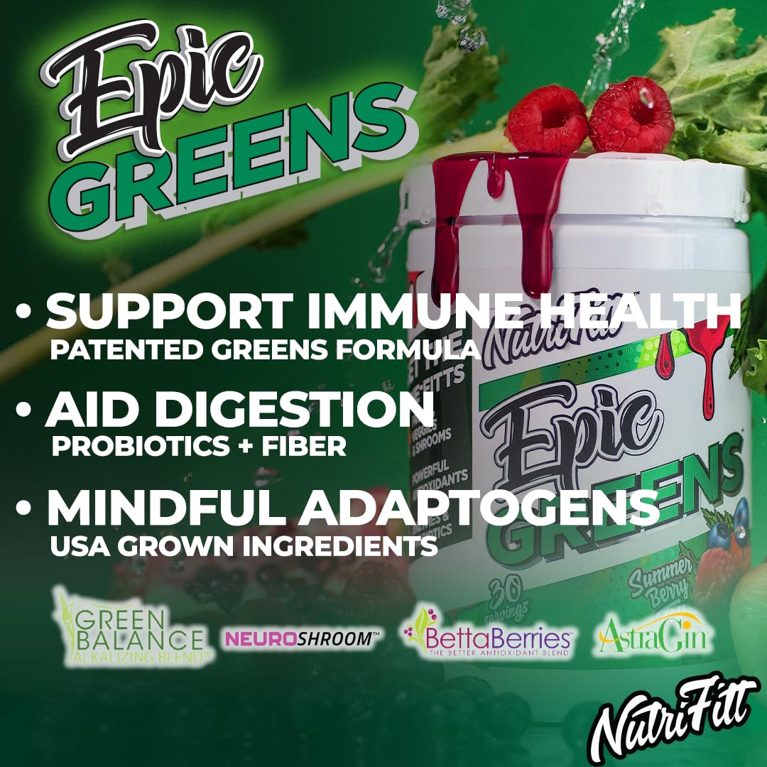 Amazon.com: Nutrifitt Epic Greens | Sweet Georgia Peach | Patented