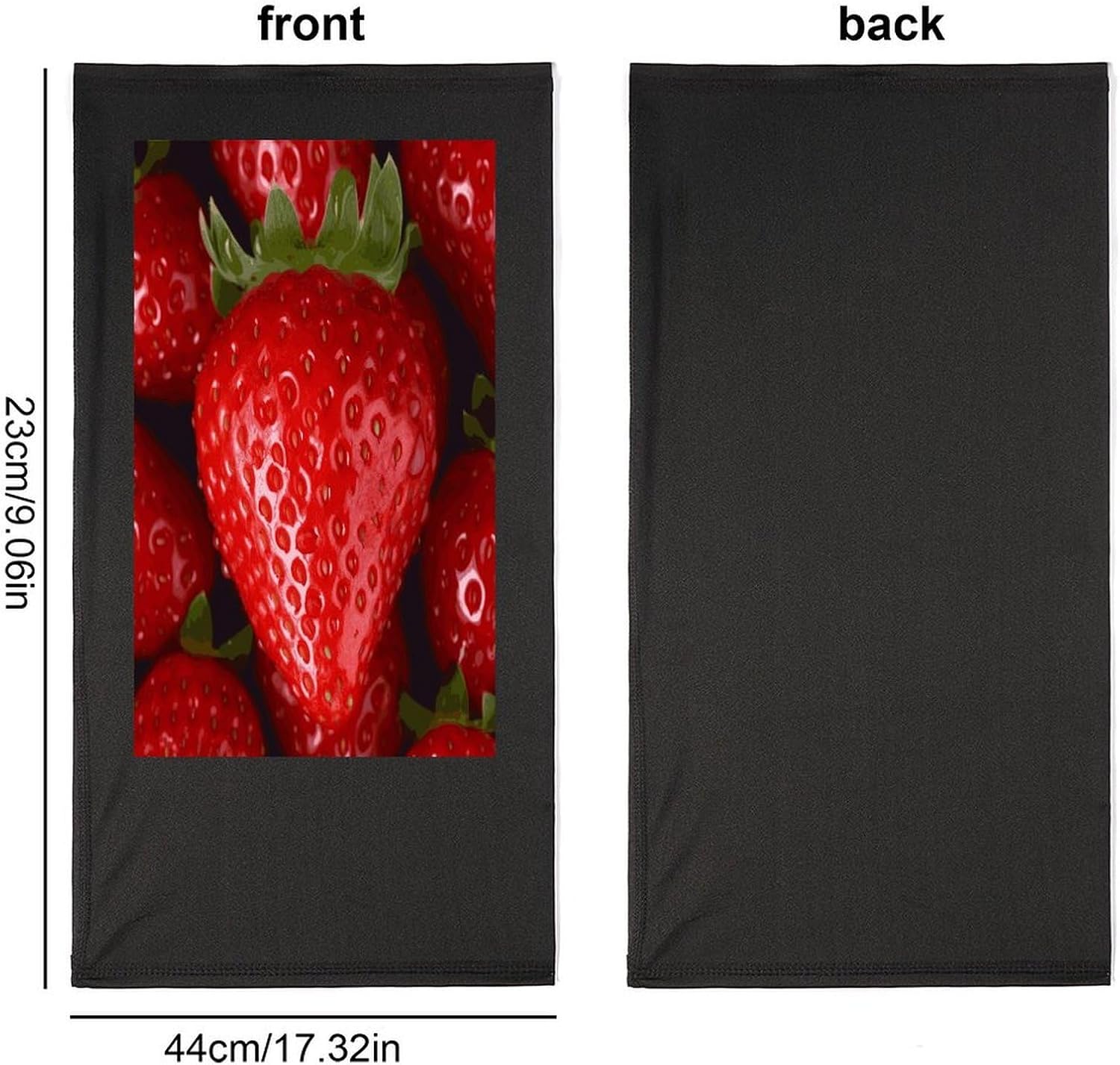 Red Strawberry Face Mask for Men Women,Neck Gaiter Sunscreen Breathable,Face Cover for Skiing Fishing Hiking Cycling