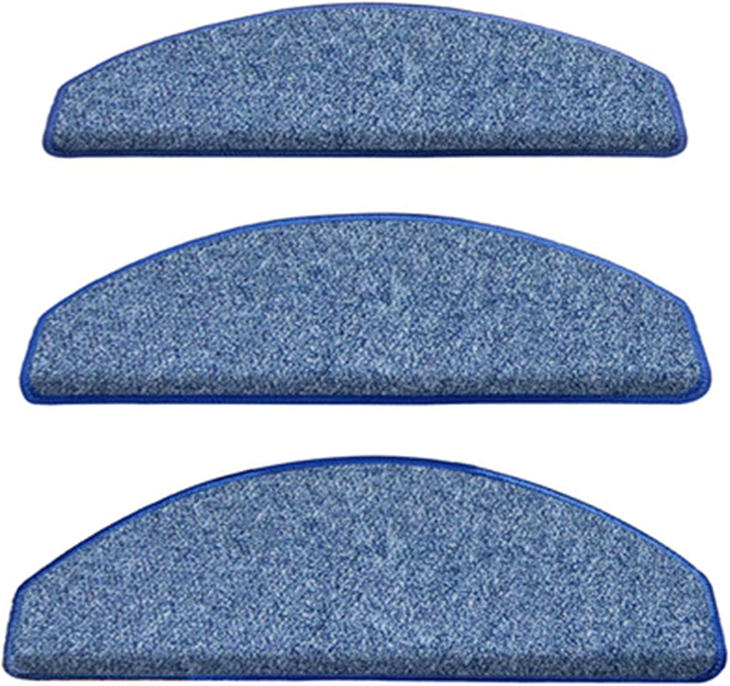 Set of 15 Skid-resistant Carpet Stair Treads 25.6"x9.4" (9)