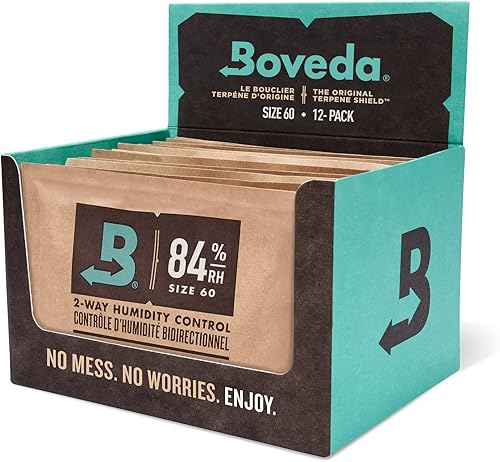 Boveda 84-percent RH Retail cubeta humidificadorDeshumidificador, 60mm, 12-pack por Boveda