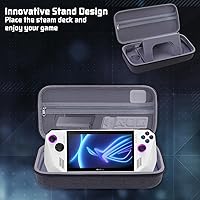 Vista 2 de HESPLUS Hard Carrying Case for ASUS Rog Ally ROG ALLY X 7 inch 120Hz Gaming Handheld, Game Console Travel Case Storage Bag with Large Space for