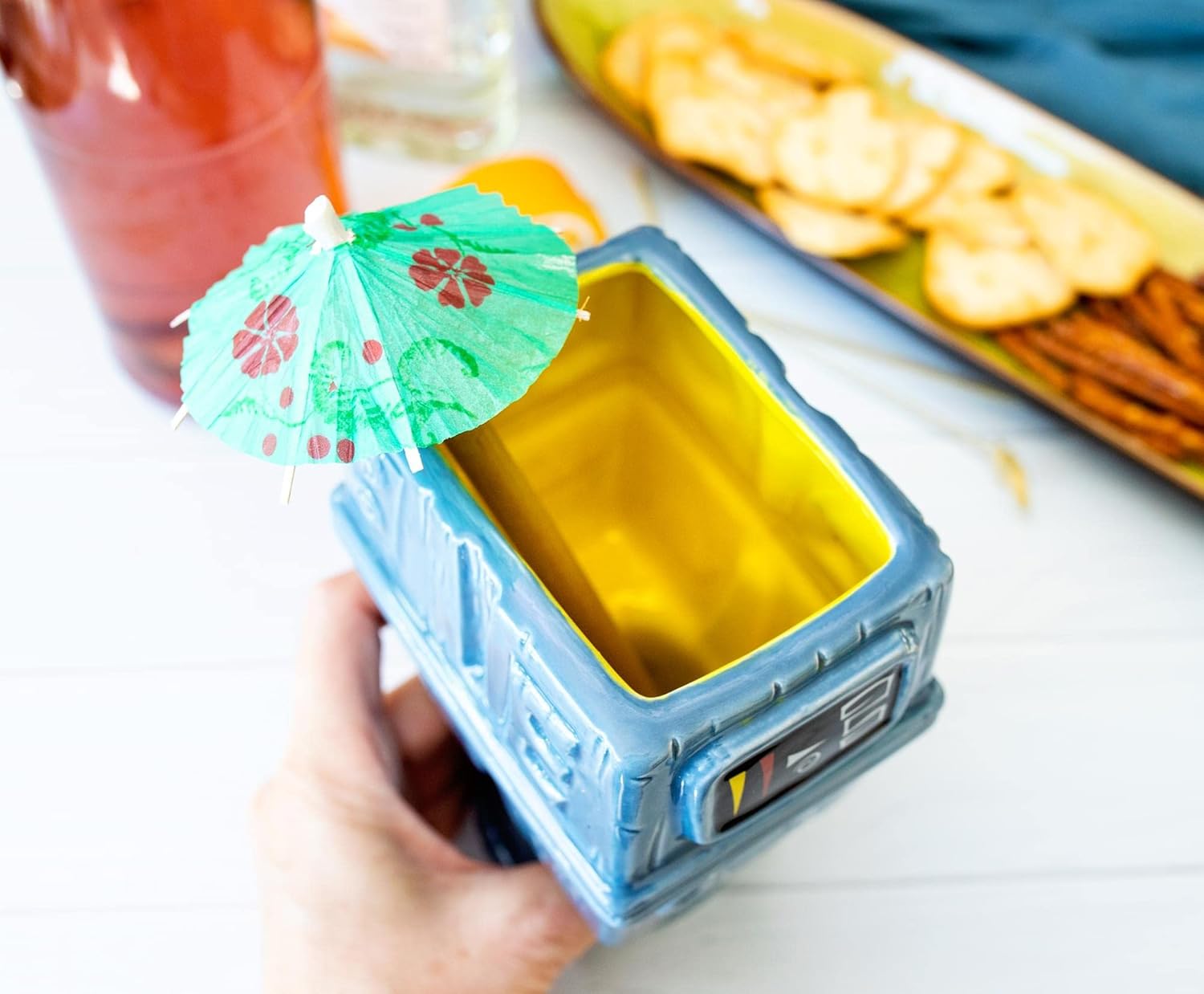 Geeki Tikis Star Wars Gonk Power Droid Ceramic Mug | 24-Ounce Cocktail Tumbler Beer Mug For Liquor, Beverages