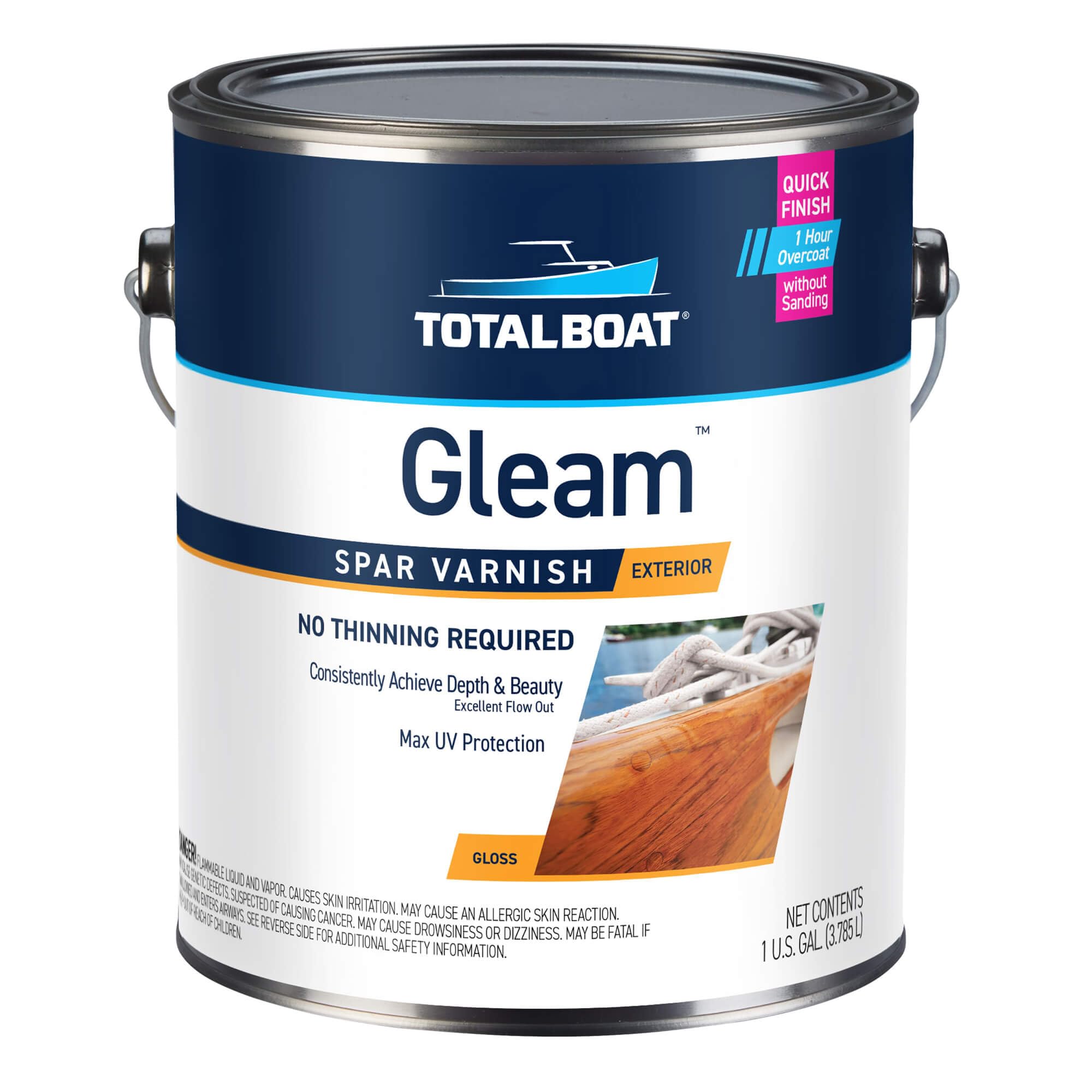 TotalBoat Gleam Varnish - Marine Spar Finish -13 TotalBoat Gleam Varnish - Marine Spar Finish -13