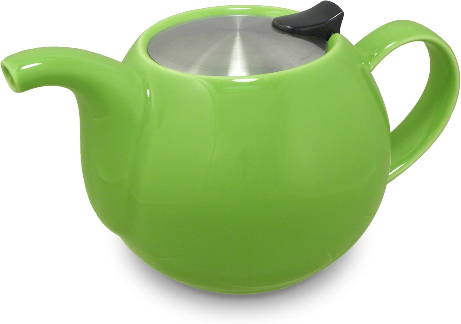 FORLIFE Q Teapot with Basket Infuser, 38Ounce/1140ml