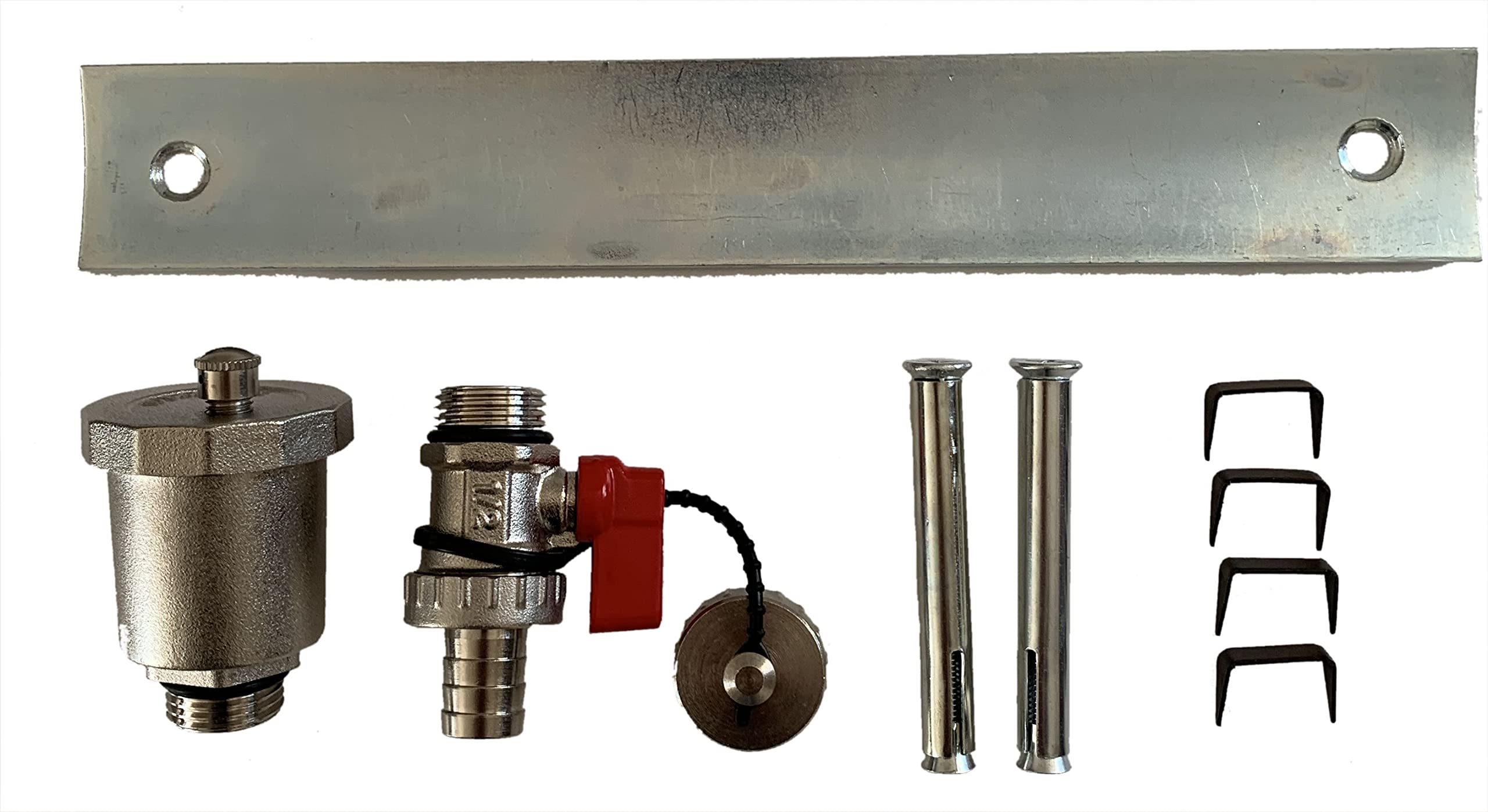 Separatore Idraulico 6x1 Pollice GZ 2x1/2 Pollice GW Acciaio Inox 10 Bar Accoppiamento Valvola Di Spurgo Scarico Corpo Di Accoppiamento Per impianto Di Riscaldamento