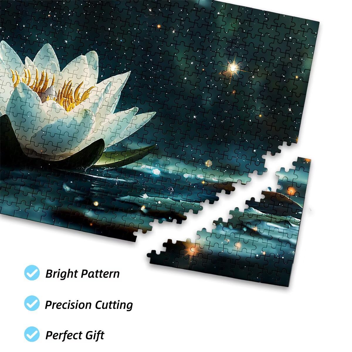 Puzzle 5000 sztuk Puzzle Lotos Fantasy Wymiary 156x105 cm Puzzle dla Dorosłych Kreatywna Rozrywka, Śmieszne Klasyczne Puzzle Zabawki Edukacyjne Oryginalne Prezenty Dla Kobiet J-84