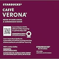 Vista 6 de Starbucks Coffee Company Starbucks Caffe Verona - Cápsulas K-Cup de café molido tostado oscuro para cafeteras Keurig, 100% café arábica, 10 cápsulas