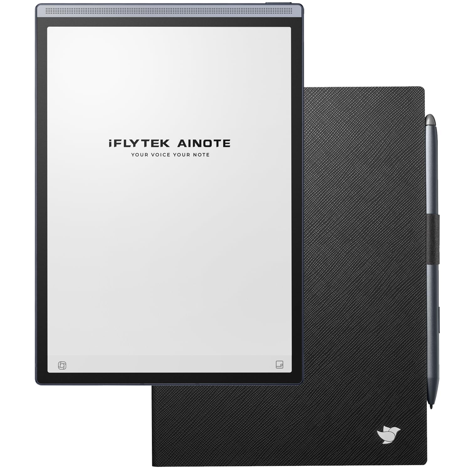 iflytek AINOTE Air 2 Bundle,8.2-inch AI Note Taking Tablet Writing Tablet with Black Folio Case,Voice-to-Text Transcriptio...