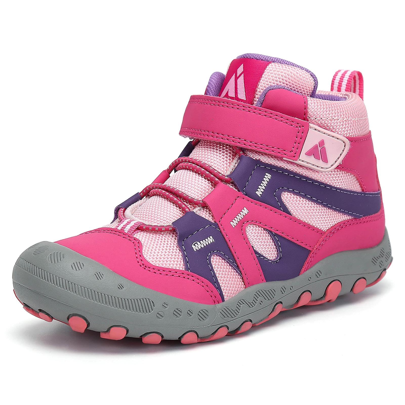 Mishansha Kinder Wanderschuhe Trekkingschuhe Mädchen Jungen Leicht rutschfest Outdoorschuhe Turnschuhe Gr.24-38
