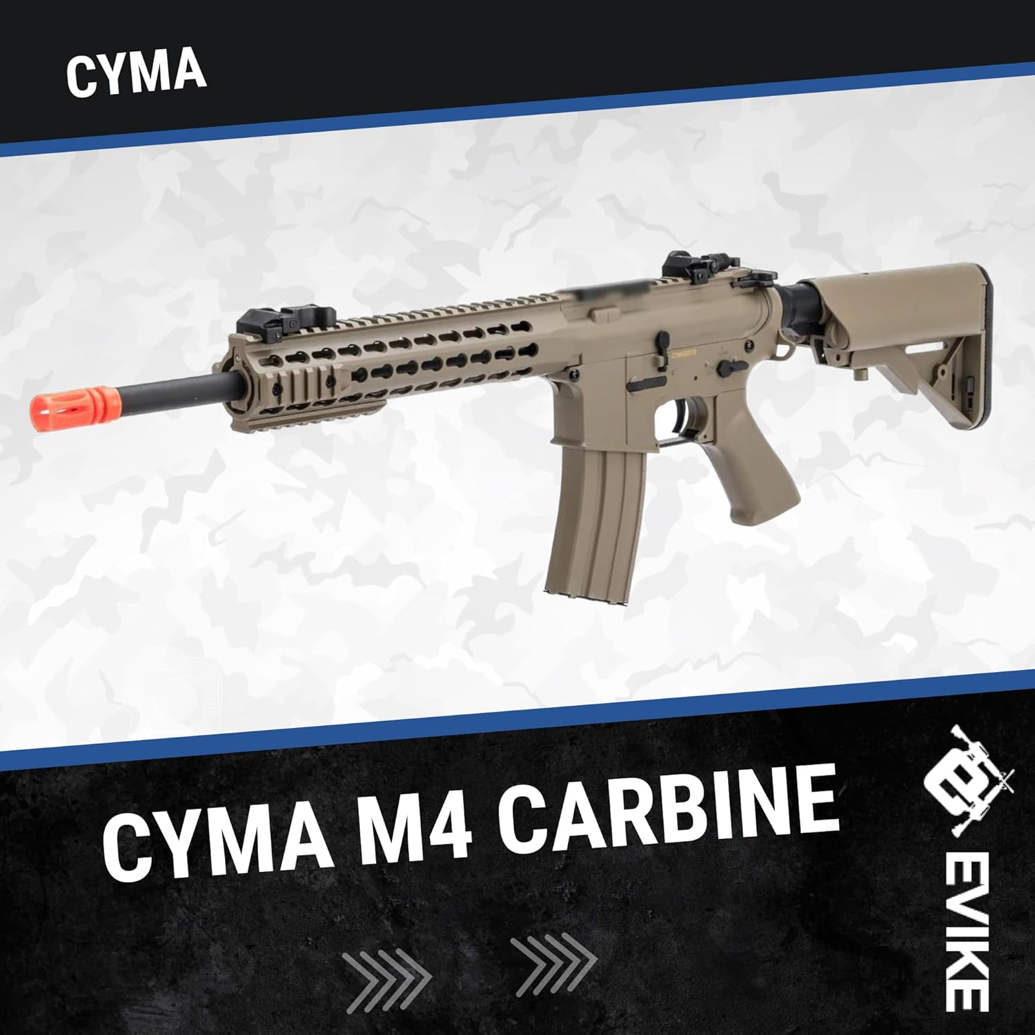 Evike x CYMA Sport Airsoft M4 w/ 10" KeyMod Rail