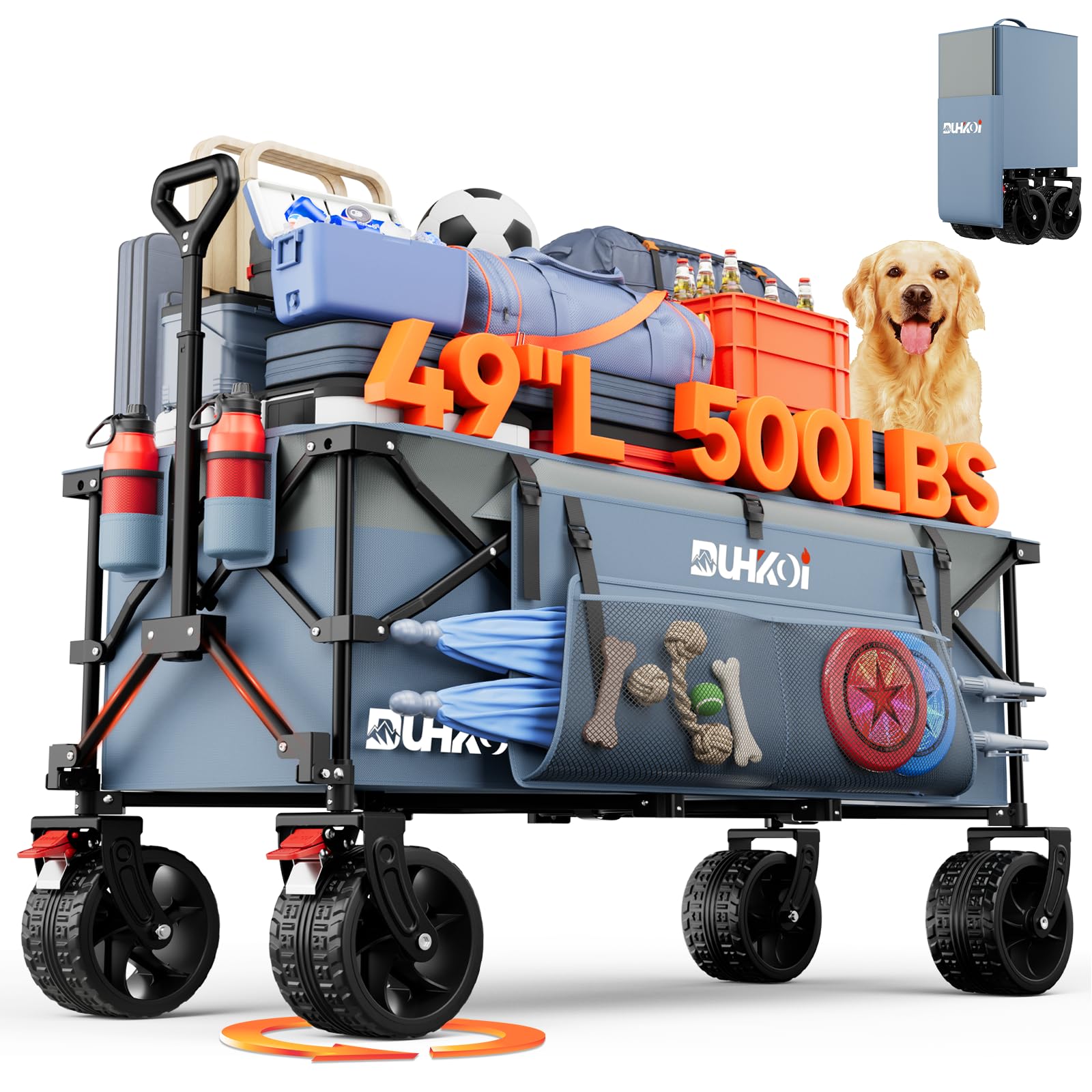DUHKOI 49 Collapsible Extended Wagon
