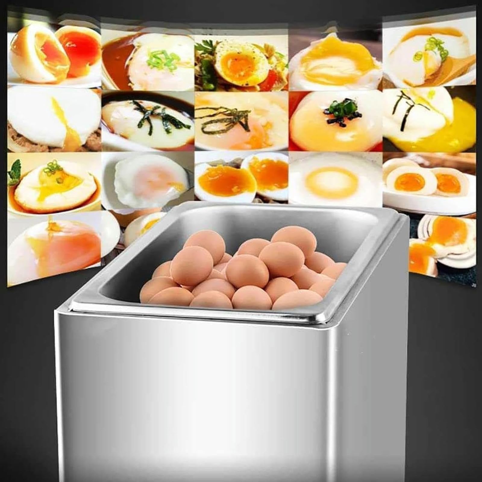 Cocedor de Huevos, Cocedor Huevos de 500 W, 50 Huevos Fáciles de Pelar, Huevos Blandos, Medianos, Duros, Pochados, Cocedor Automático Inteligente de Huevos Cocidos
