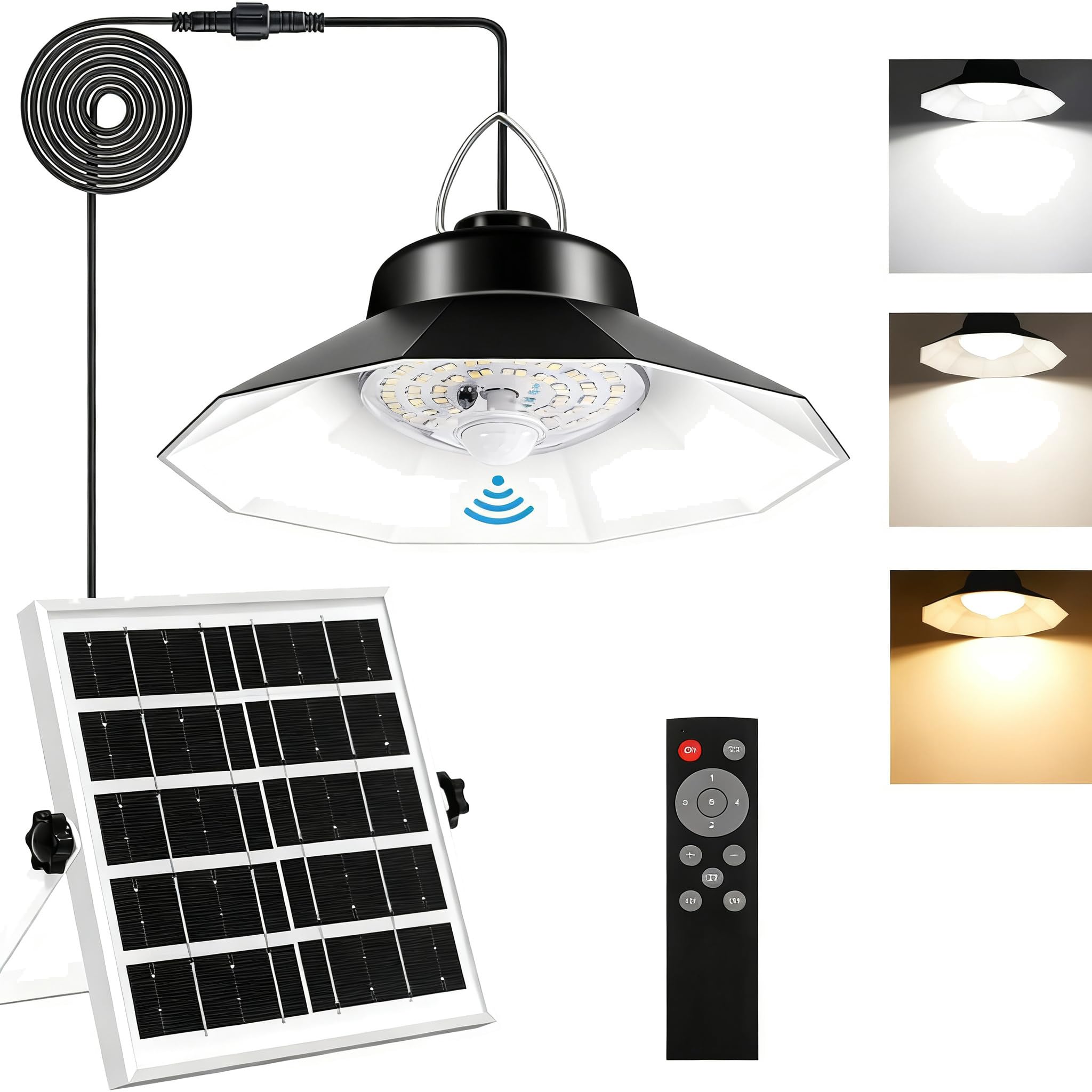 Lampada solare a LED in stile rustico per vialetto, recinzione e