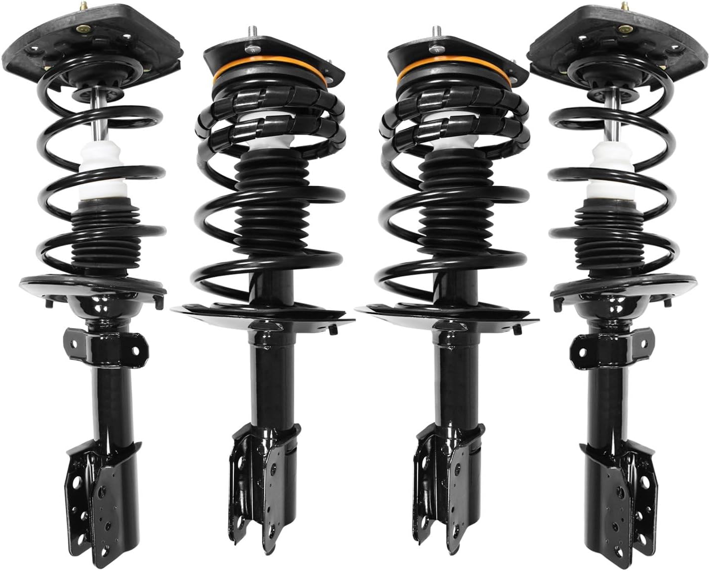 COMPLETESTRUTS - Front & Rear Complete Strut Assemblies with Coil Springs Replacement for 2000-2011 Chevrolet Impala - Set of 4