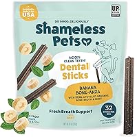 Vista 18 de Shameless Pets Golosinas dentales para perros, The Tooth Berry, palitos dentales saludables con apoyo inmunológico para limpieza de dientes