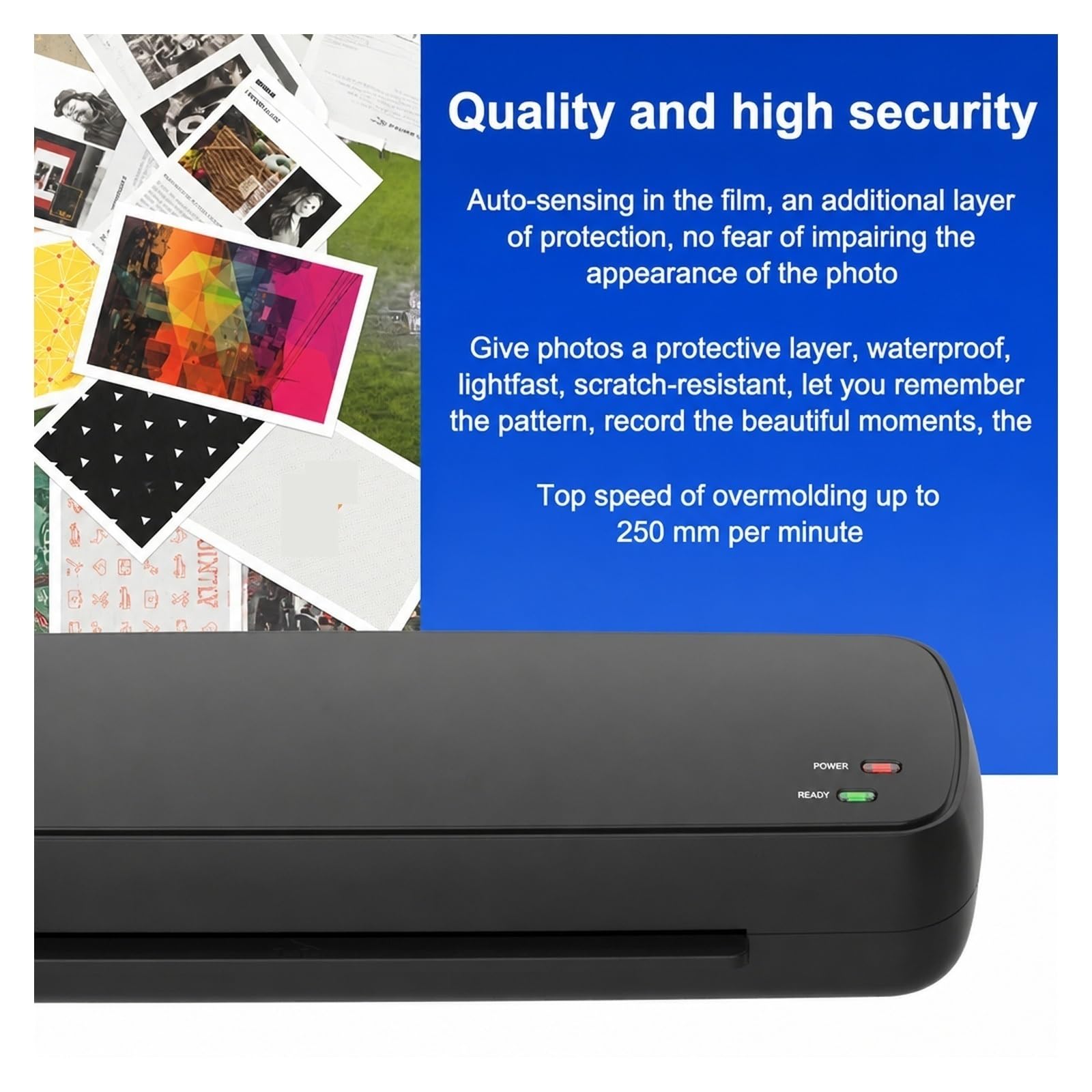 Laminator, Maszyna Do Laminowania 4 W 1 do domu i biura | Rozmiar A4, Standardowe Folie Użytku Domowego, Biurowego, Szkolnego
