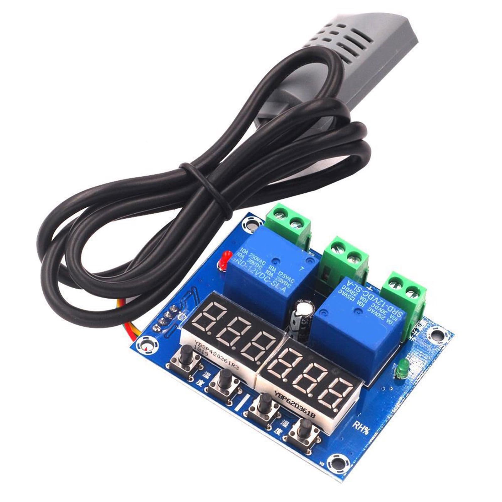 Thermostat Module Thermometers Hygrometer Control Module Board Temperature Humidity Controller Relays Accurate Temperature Control