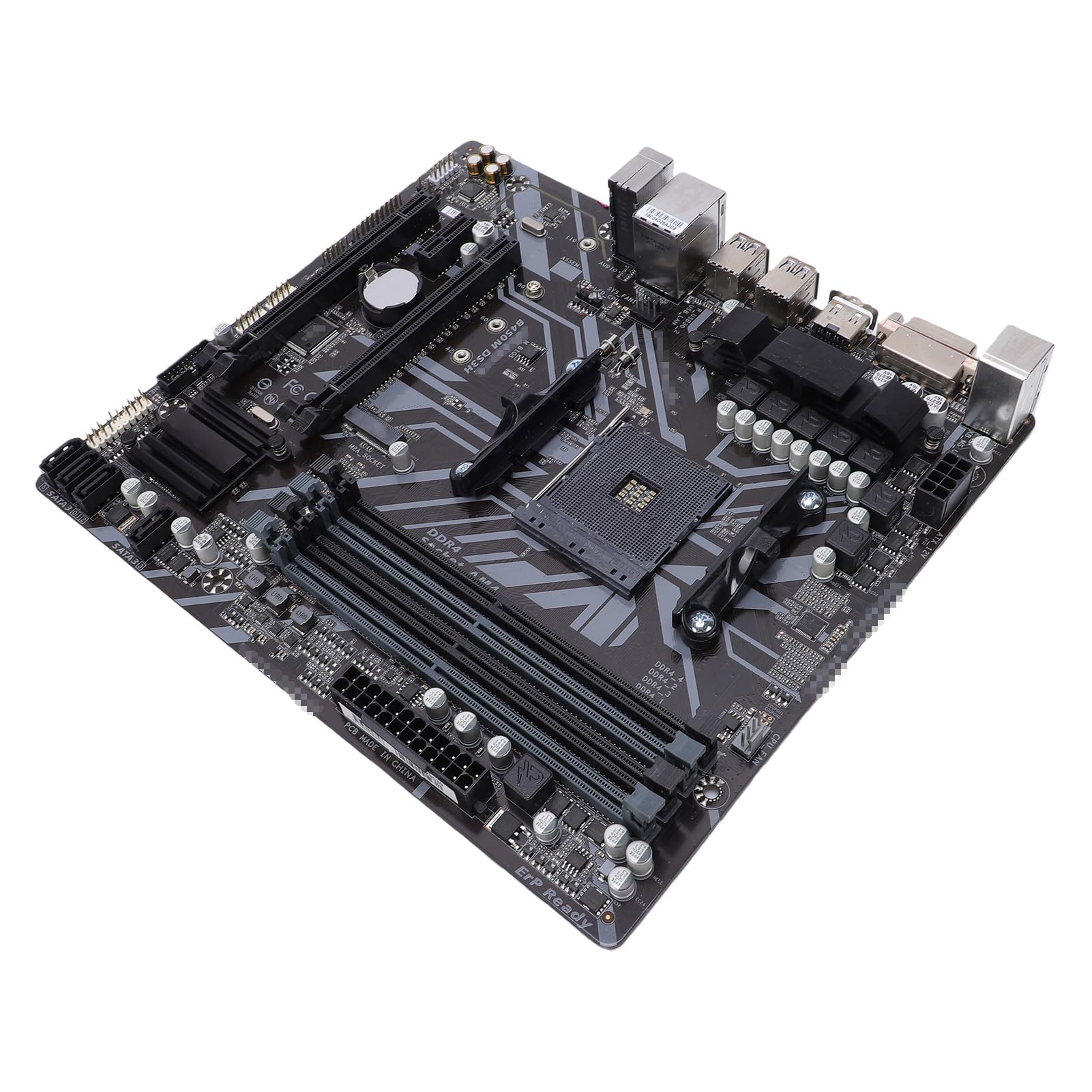 Płyta Główna B450M DS3H, Gniazdo AM4 Obsługuje Ryzen 1. 2. 3. 4. 5. Generacji R3 R5 R7 R9, z wbudowaną baterią DDR4 M2 NVMe, dla Majsterkowiczów
