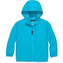 Primary Kids Packable Windbreaker, Lightweight Water-Resistant Jacket