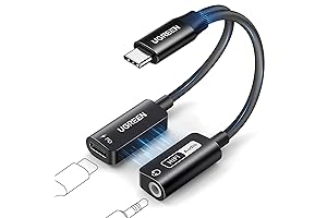 Hi-Res Audio Meizu DAC: Magnetic USB C to 3.5mm Audio Adapter and Charger Combo