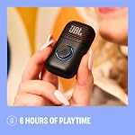 JBL Easysing Mic Mini - Microphone portable alimenté par l'IA avec suppression vocale en temps réel - noir