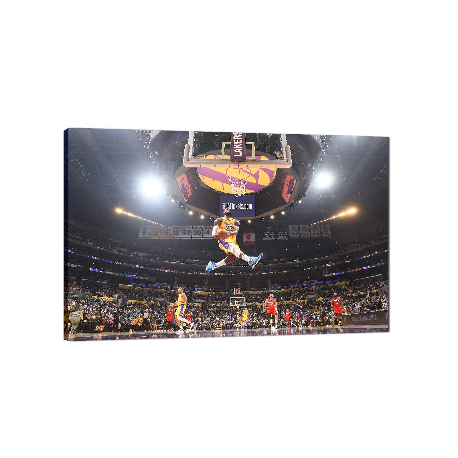 James Canvas Wall Art James Canvas Print for Men Boys Room Decor, #23 King-James Poster Pictures for