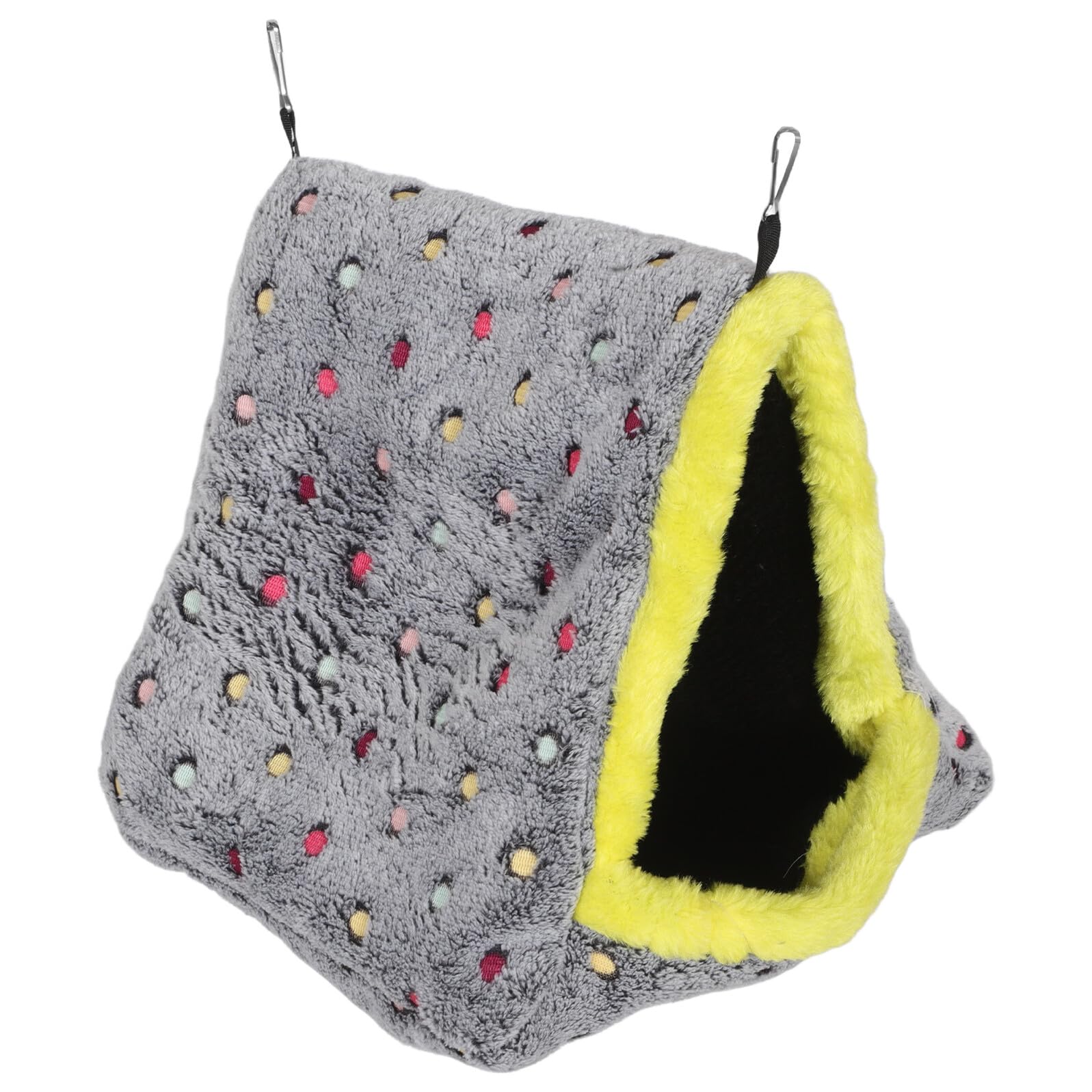 Hamac doux pour perroquet installant un abri chaud dans sa cage cet hiver