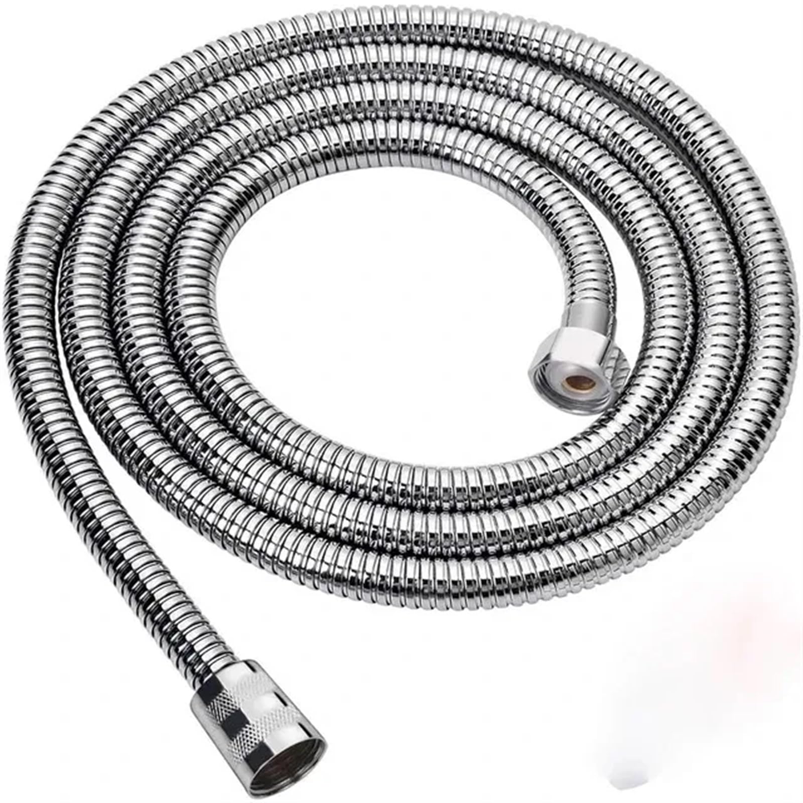 Manguera Ducha Manguera de Ducha de baño de Acero Inoxidable, Tubo de baño Suave, tubería de Agua de 1,5/2/3 Metros(Silver,3 Meter)