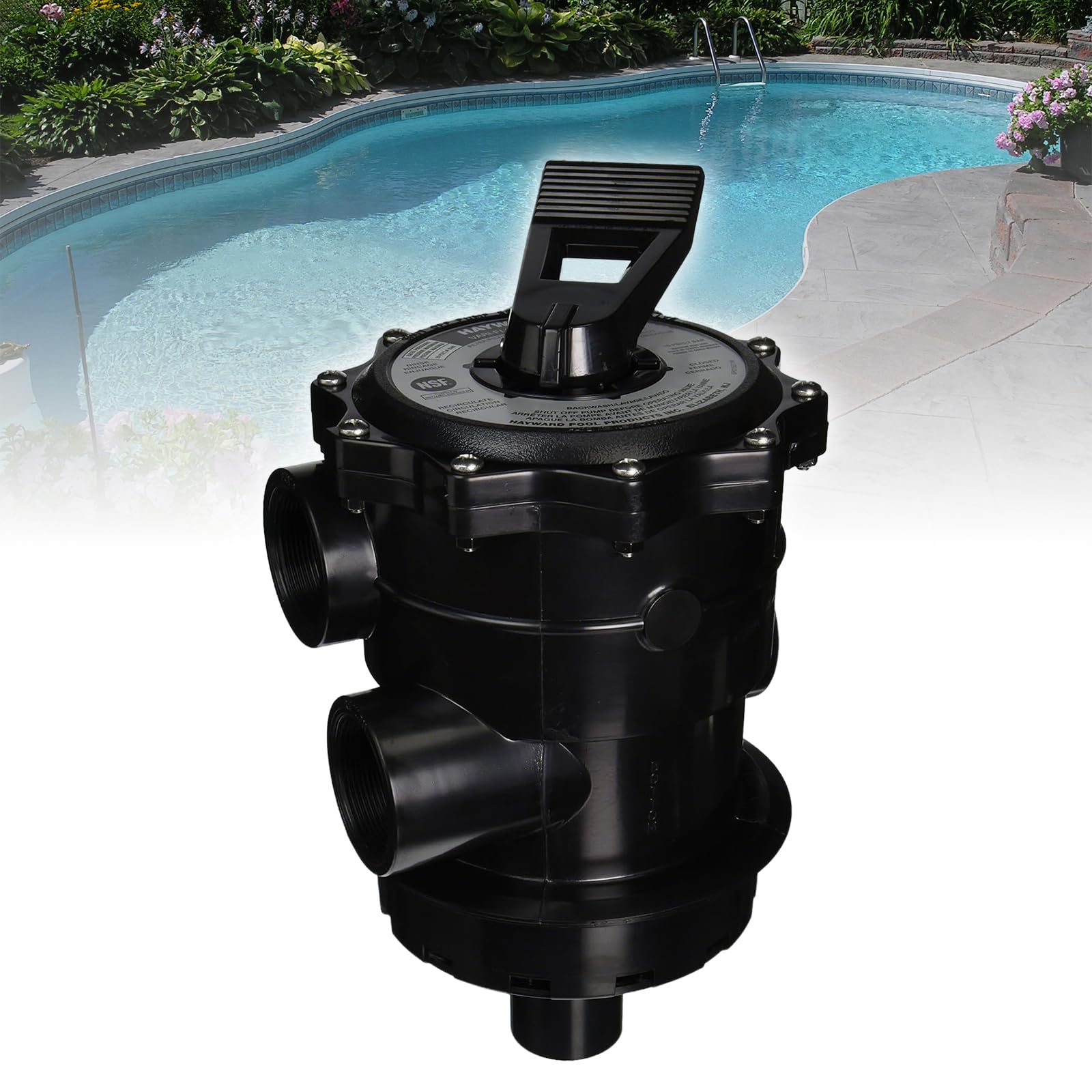 Hayward Pro Series Sandfilter-Steuerventil SP071621 Filter S310T2 S270T2 S310T2 S360T2 6-Positionen-Vari-Flo-Steuerventil