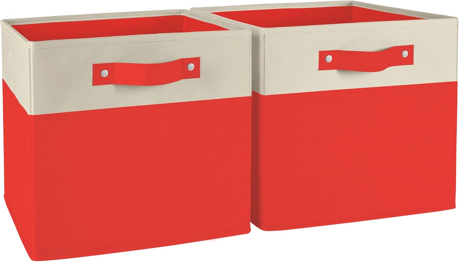RiverRidge Kids 2pc 10.5in TwoTone Folding Storage Bin