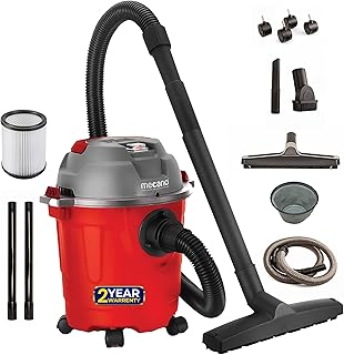 IBELL Wet and Dry Vacuum Cleaner for Home, 10 LTR Capacity,1000 W, 16.5 kPa Suction, HEPA Filter, Wet Vacuum Cleaner for Sofa, House Cleaning Machine (Mecano Primea1000)