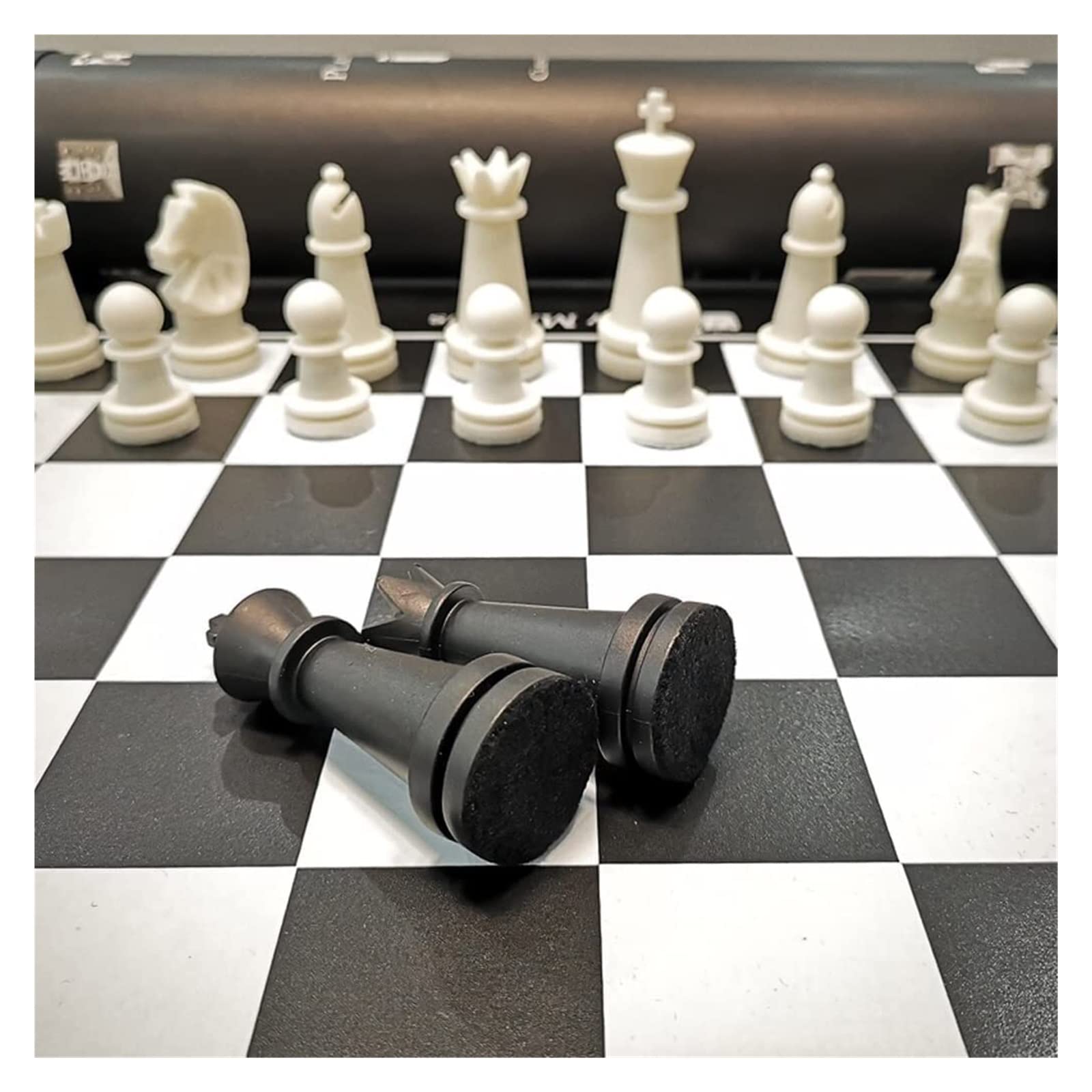 Szachownica do gier planszowych, przenośny zestaw szachów, składana, do aktywności na świeżym powietrzu, szachownica, zestaw szachów