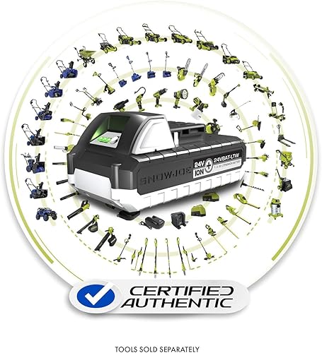 Miniatura 2 de Snow Joe iON+ batería de iones de litio 24VBAT-LTW EcoSharp Pro compatible con sistemas iON+, 24voltios, 1.3Ah