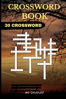 Crossword Book For Adults and Kids: crossword puzzles with word banks, crossword puzzles for memory, penny dell easy crossword puzzles