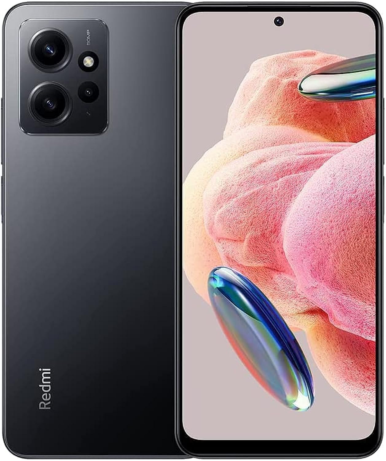 Redmi Note 12 (Onyx Gray 4GB RAM, 128 Storage) - Smooth 120Hz AMOLED display |Powerful Snapdragon® processor | 50MP AI triple camera | 33W fast charging