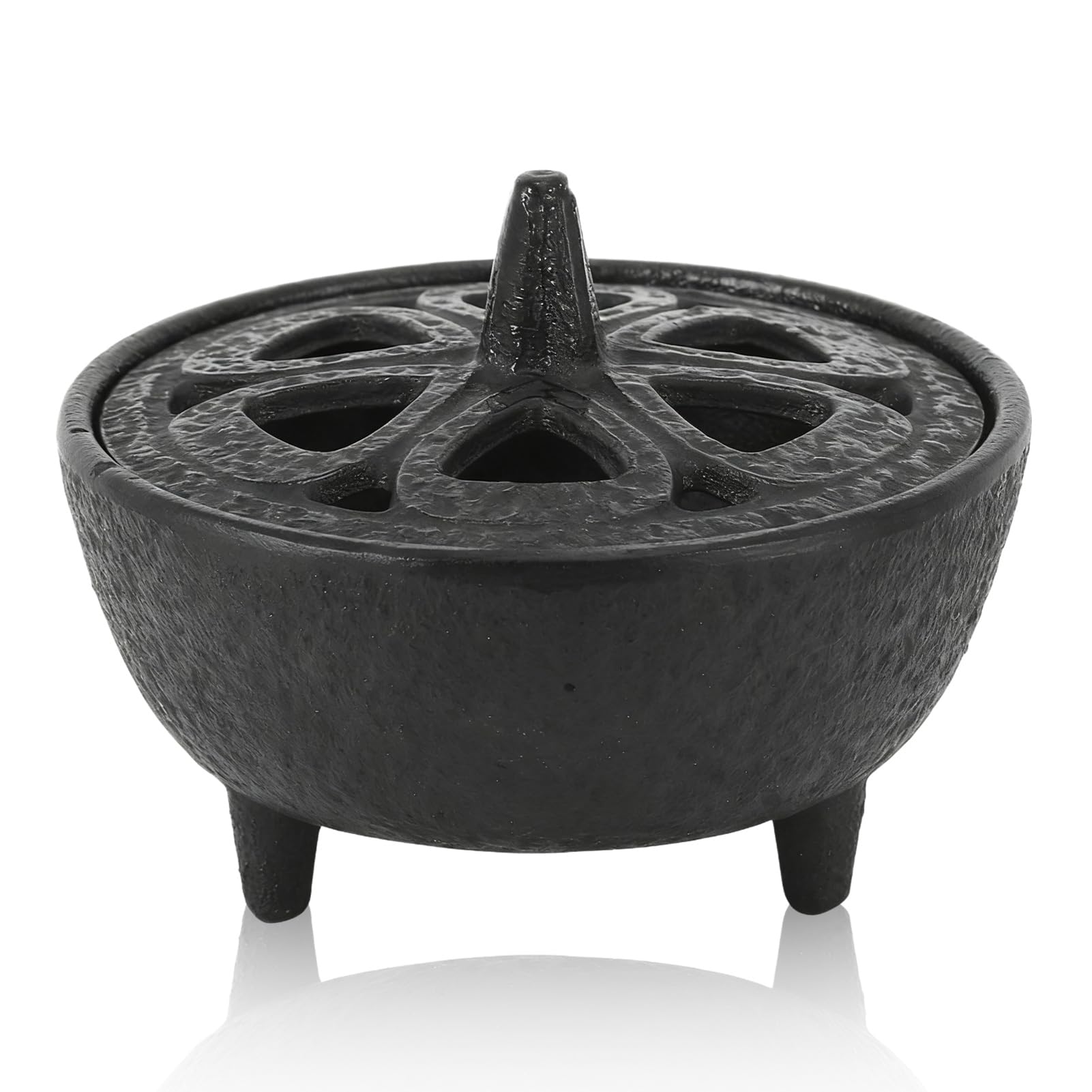 Brûleur d'encens en fonte lotus déco maison chambre et salle de bain