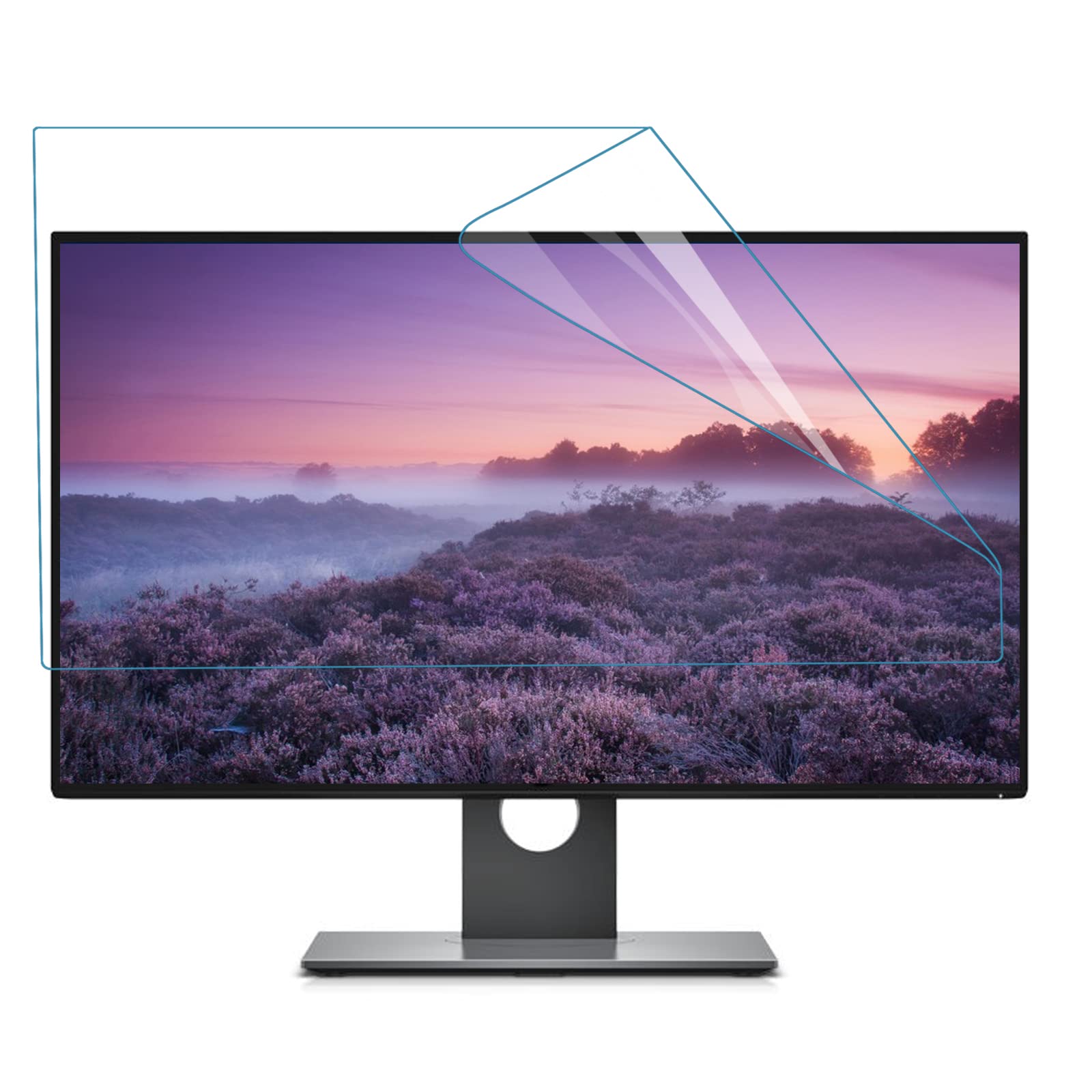 Protector de Pantalla de 20-24 Pulgadas Anti Luz Azul, Película Mate Antirreflejo, Lesiones contra Rasguños HD, Compatible con LCD, Led, 4k OLED, QLED,Matte-24.6inch(531x299mm)