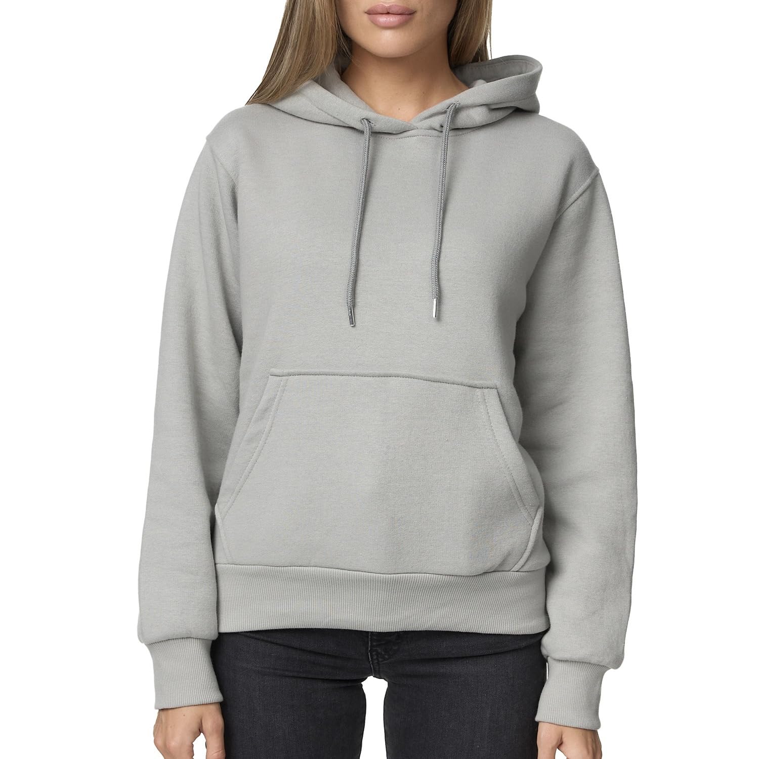 Smith & Solo Hoodie Damen – Kapuzenpullover Frauen Baumwolle Long, mit Kapuze Pullover Sweatshirt Rundhals, Slim Fit Freizeit Sport Langarmshirt, Hoodies Training - Pulli Streetwear