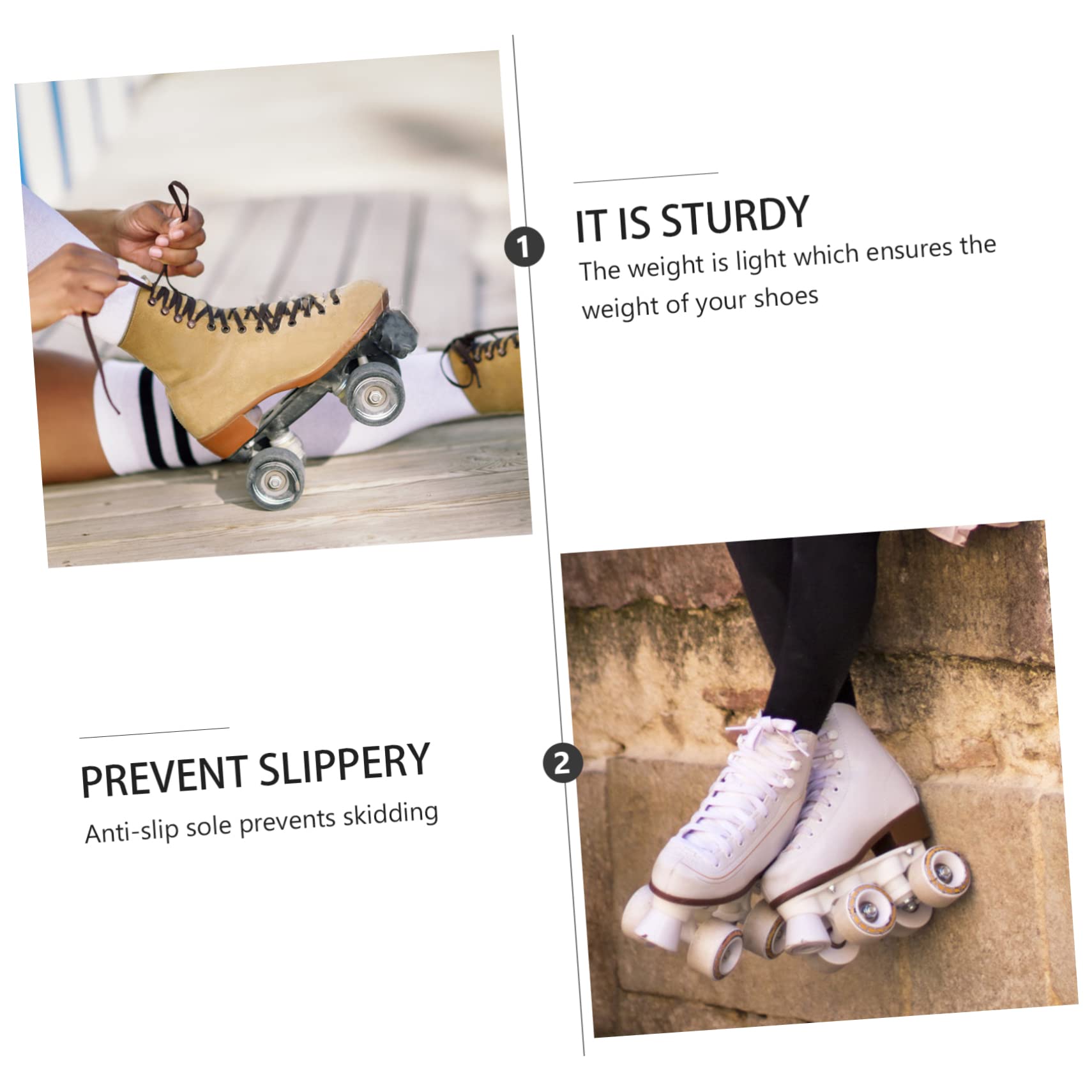 POPETPOP 4pcs Roller Skate Brakes Roller Skate Stoppers Red Skates Brake Plugs Roller Skates Braking Tool Roller Skating Brake Inline Skate Brake Roller Skating Stoppers Brake Pads Stops