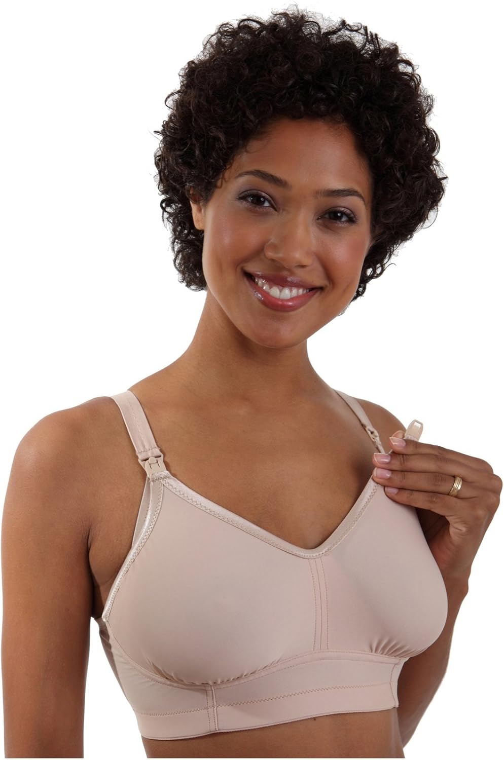 Tee-Shirt Soft-Cup Nursing Bra - Nude-Va-Va-Va-Voom