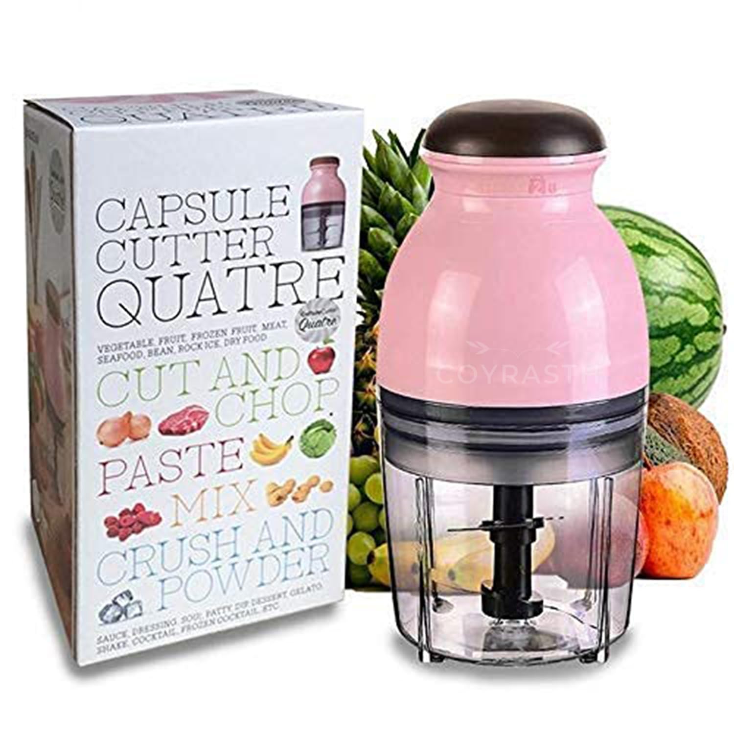 Capsule Cutter Mini Food Processor Unique Chopper | Electric Mini Blender |Household Mixer |Miksi Grinder |Baby Food Grinder | Coffee Grinder |Chutney Grinder | Masala Spice Grinder (Pack Of 1)-image-15