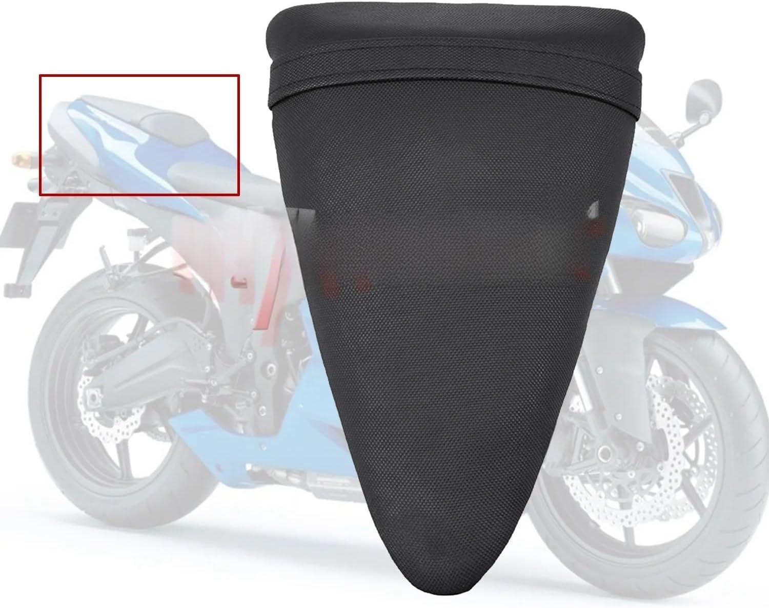 自転車サドルクッションカバー カワサキニンジャ ZX600 ZX6R 2007-2008